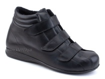 5008-02-1 Плюмекс (Plumex), ботинки для взрослых зимние, натуральная шерсть, кожа, черный, полнота 10 в Астане
