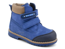 505 Д(23-25) Минишуз (Minishoes), ботинки ортопедические профилактические, демисезонные утепленные, нубук, байка, джинс в Астане